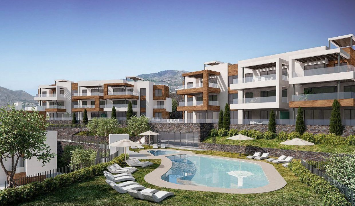 Apartamentos de nueva construcción con ubicación única en Fuengirola, Málaga, España