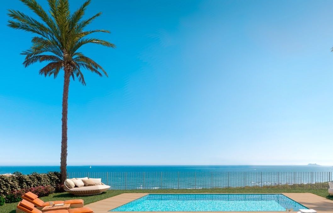Casas adosadas de estilo contemporáneo único en Mijas Costa, Malaga, España