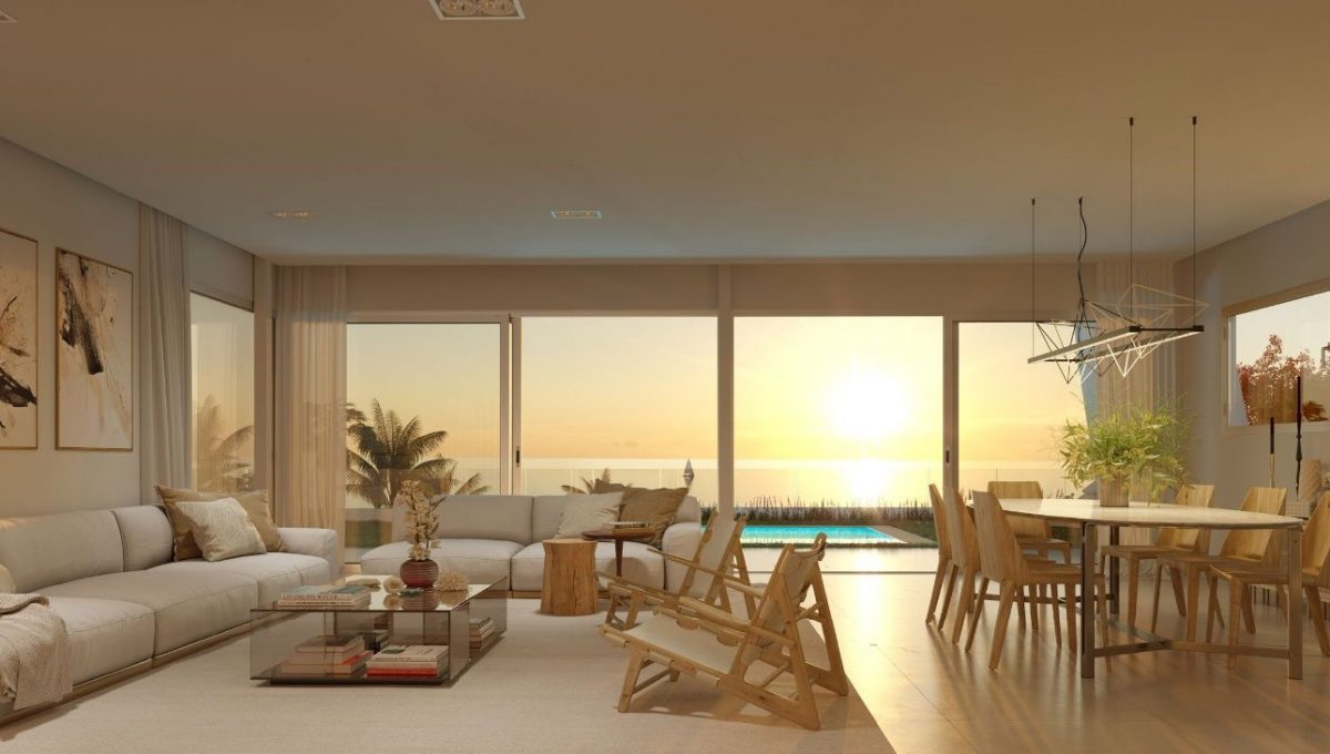 Casas adosadas de estilo contemporáneo único en Mijas Costa, Malaga, España