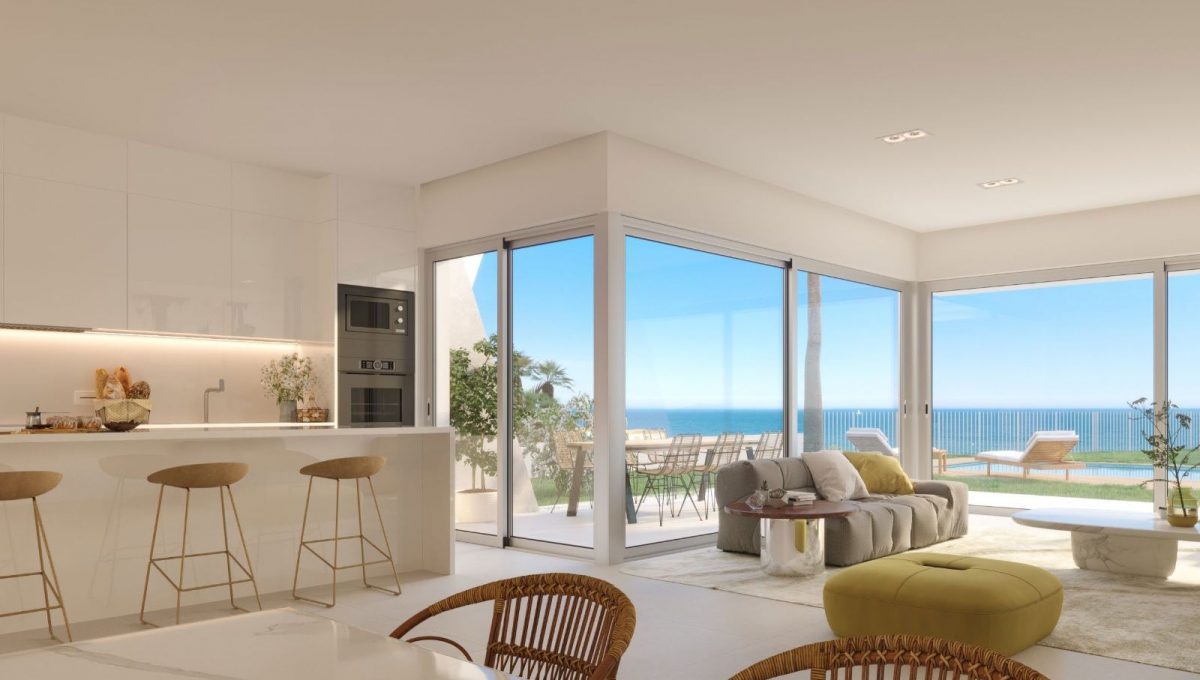 Casas adosadas de estilo contemporáneo único en Mijas Costa, Malaga, España
