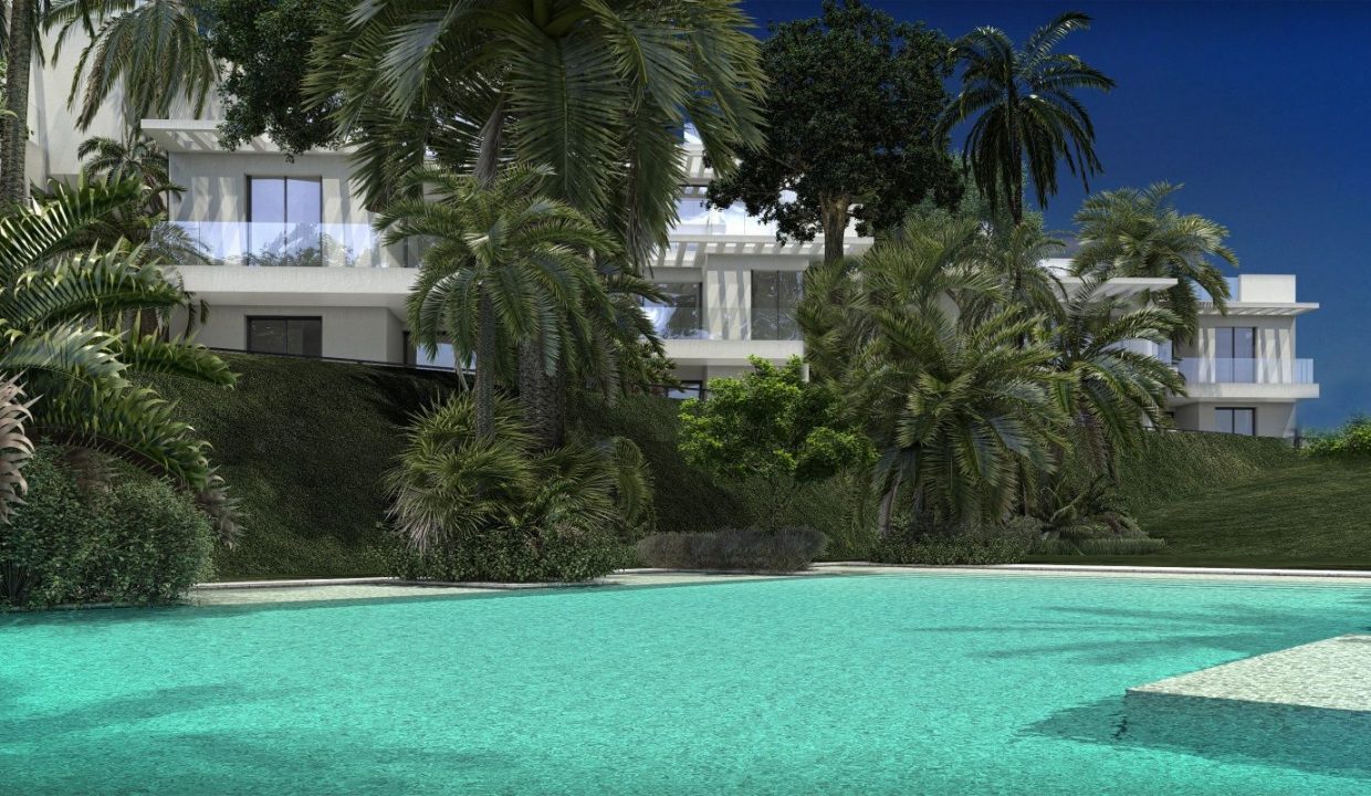 Apartamentos en complejo de lujo en La Cala de Mijas.