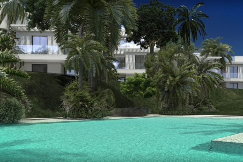 Apartamentos en complejo de lujo en La Cala de Mijas.