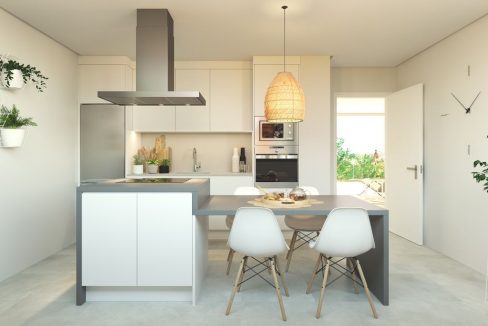 cocina-isla-chalet-estepona