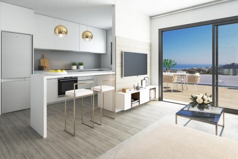 Apartamentos exclusivos con vistas al mar, Estepona, Marbella, Andalusia
