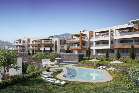 Apartamentos de nueva construcción con ubicación única en Fuengirola, Málaga, España