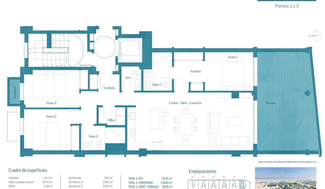 plano-pisos-venta-3-habitacion-fuengirola