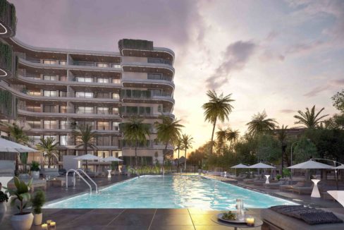sunset-in-a-new-development-in-fuengirola-centre