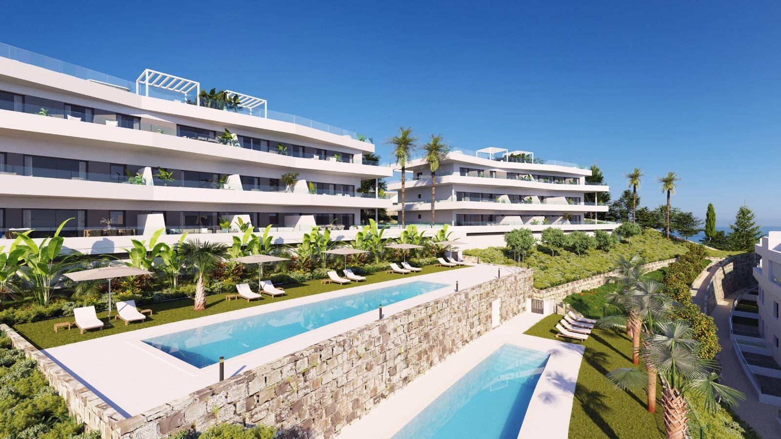 Exclusive seaview apartments in Estepona