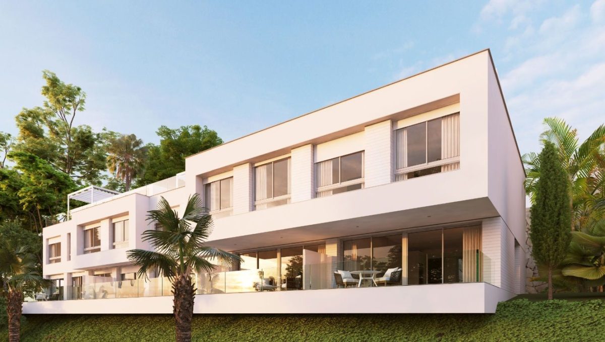Impresionante promoción de 36 Adosados contemporáneos de 3 dormitorios con vistas al mar
