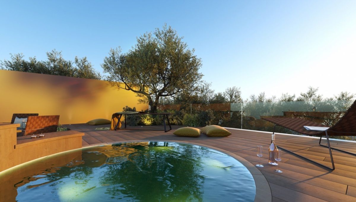 VILLA CON JARDIN Y PISCINA PRIVADA DE NUEVA CONSTRUCCION EN EL HIGUERON