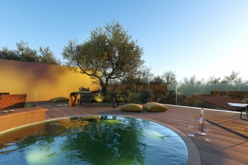 VILLA CON JARDIN Y PISCINA PRIVADA DE NUEVA CONSTRUCCION EN EL HIGUERON