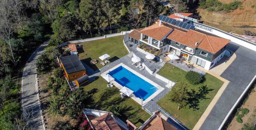 Vista aérea de Casa Grande en Mijas