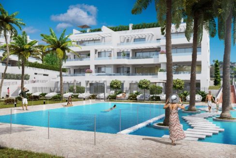 Ático con piscina privada en venta en Estepona