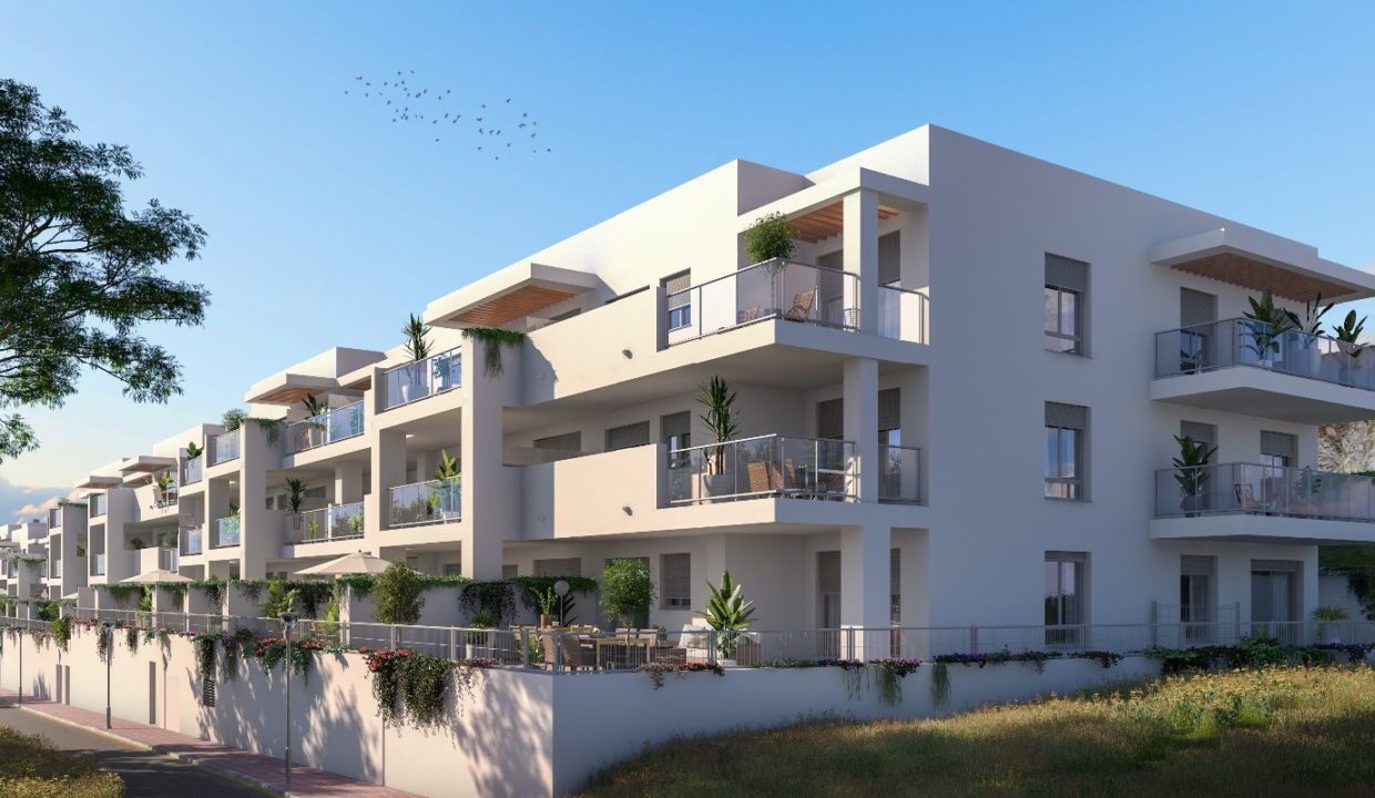 Apartamentos de nueva construccion y con vista al mar en Benalmadena Pueblo, Malaga, España