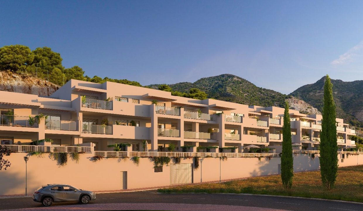 Apartamentos de nueva construccion y con vista al mar en Benalmadena Pueblo, Malaga, España