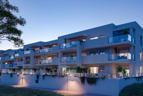 Apartamentos de nueva construccion y con vista al mar en Benalmadena Pueblo, Malaga, España