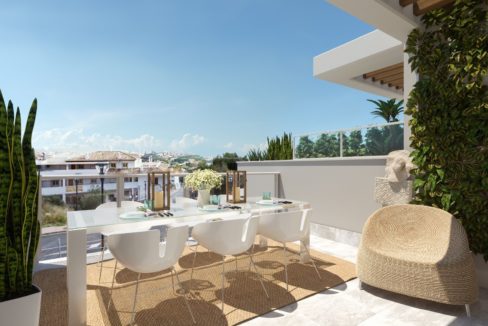 Apartamentos de nueva construccion y con vista al mar en Benalmadena Pueblo, Malaga, España