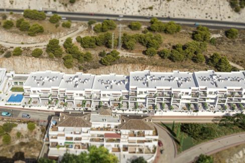 Apartamentos de nueva construccion y con vista al mar en Benalmadena Pueblo, Malaga, España