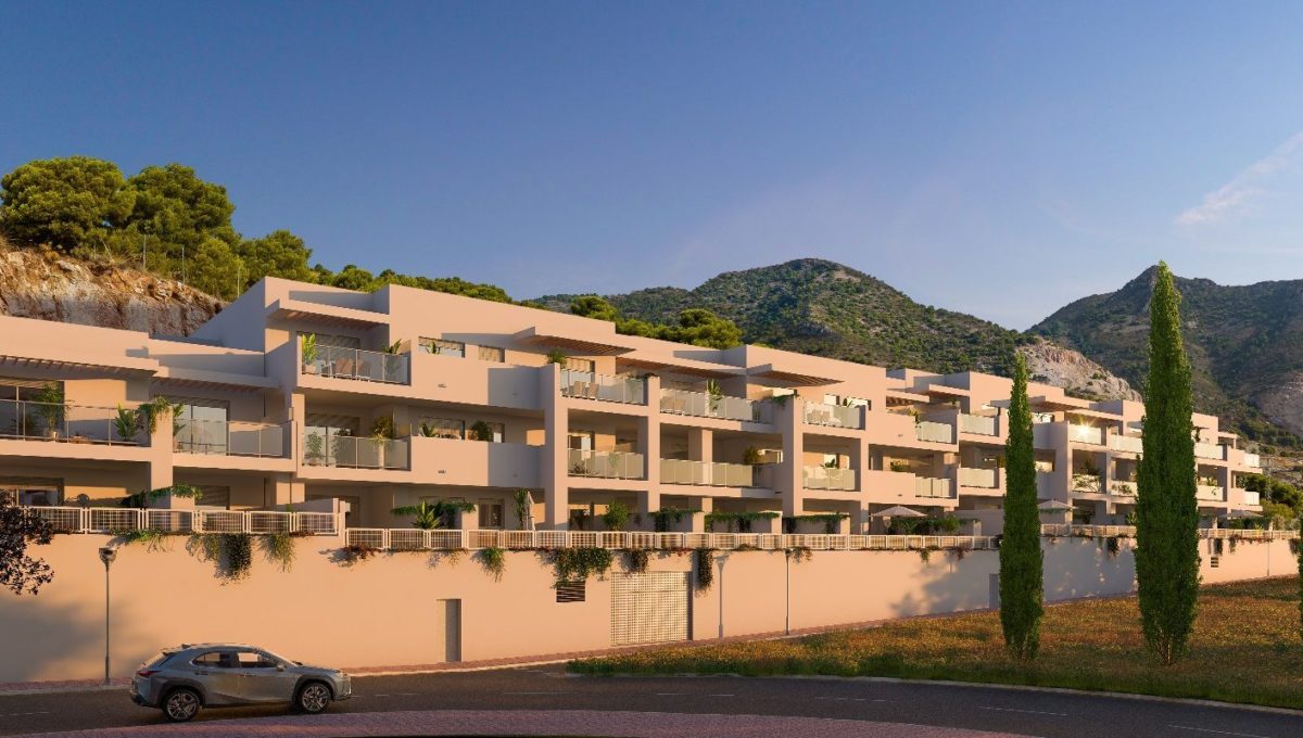 Apartamentos de nueva construccion y con vista al mar en Benalmadena Pueblo, Malaga, España