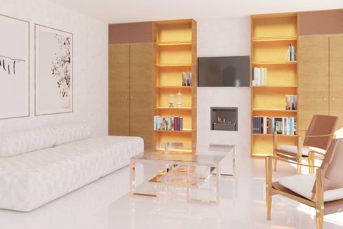 Villa en proceso de renovación en El Chaparral