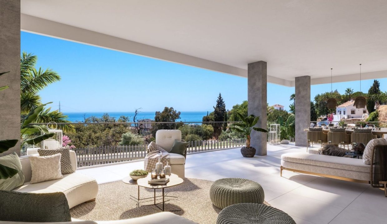 PISO DE LUJO CON VISTA AL MAR EN MARBELLA