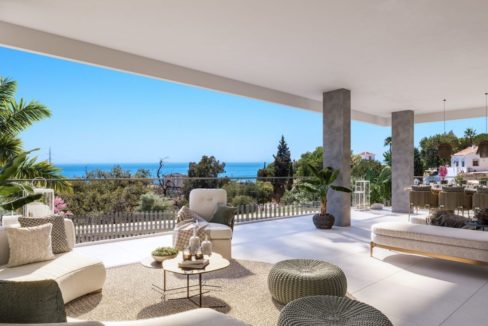 PISO DE LUJO CON VISTA AL MAR EN MARBELLA