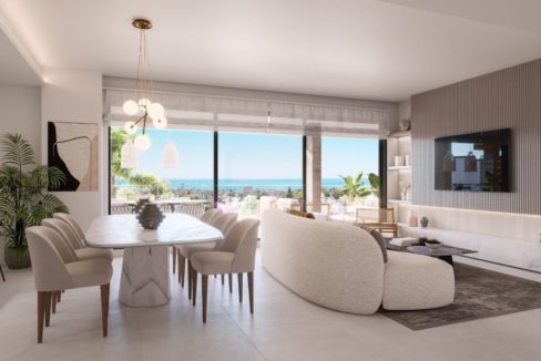 PISO DE LUJO CON VISTA AL MAR EN MARBELLA