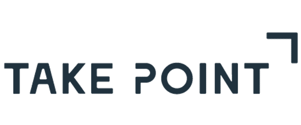 Logo Take Point colaborador BlalncaReal