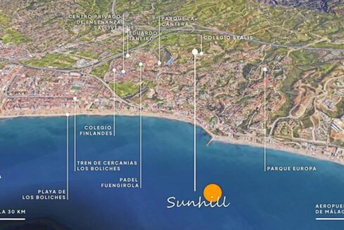 Sunhill, Fuengirola mapa.